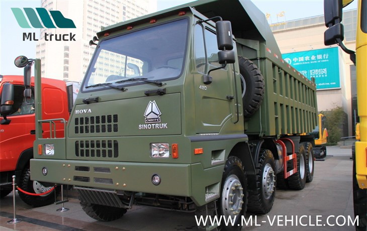 Sinotruk 6X4 10 Wheels Weichai 371HP 430HP 70 90 130ton HOWO Dump Mining Truck