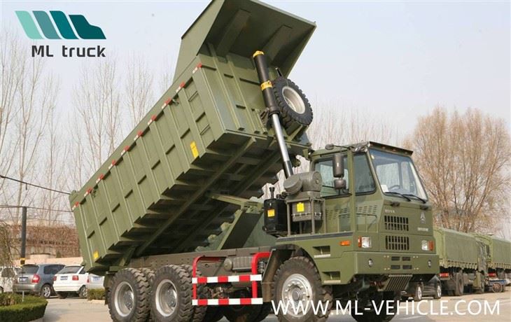 Sinotruk 6X4 10 Wheels Weichai 371HP 430HP 70 90 130ton HOWO Dump Mining Truck